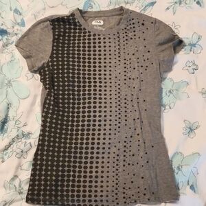 FILA Sport Athletic Top T-shirt XS Gray